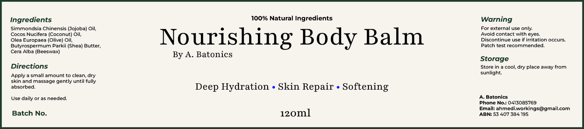Ingredients anyone can understand and get a hold of.