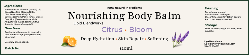 Nourishing Body Balm - Citrus Bloom