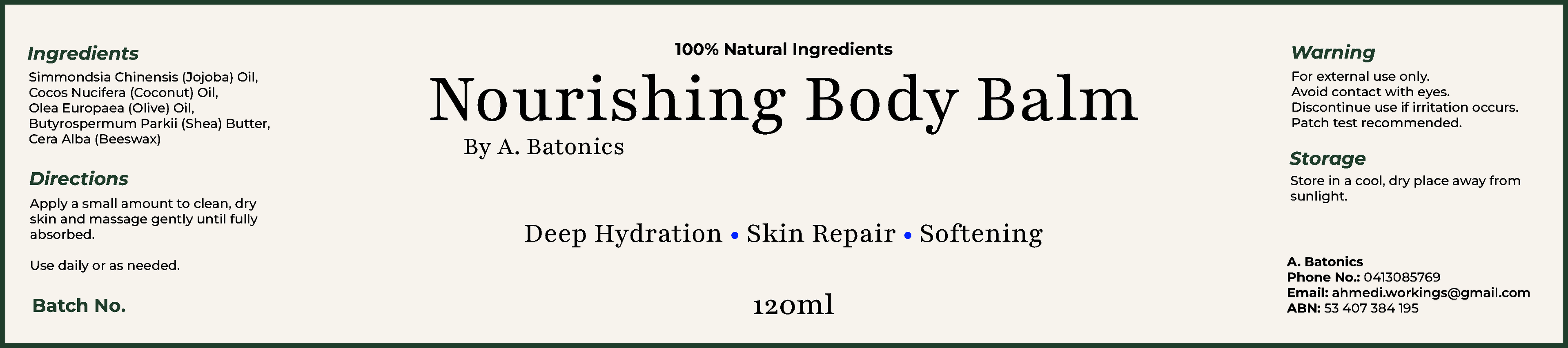 Nourishing Body Balm