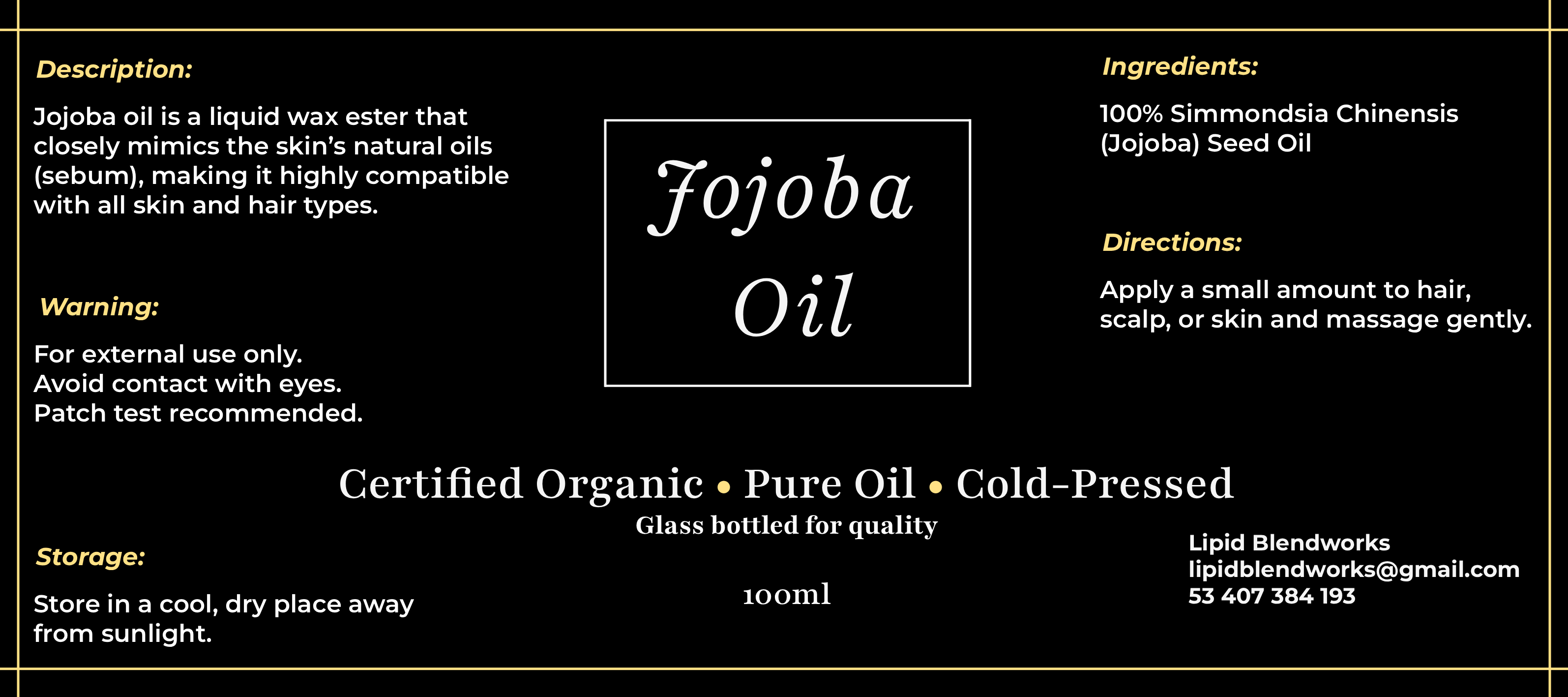 Jojoba Oil