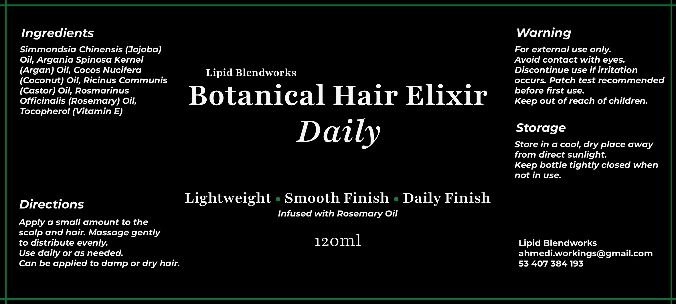 Botanical Hair Elixir Daily