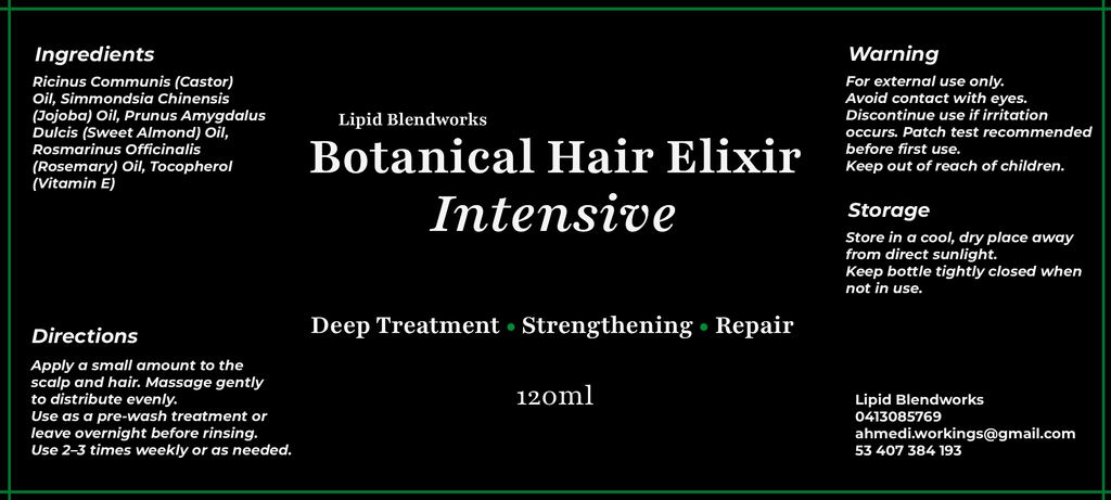 Botanical Hair Elixir Intensive